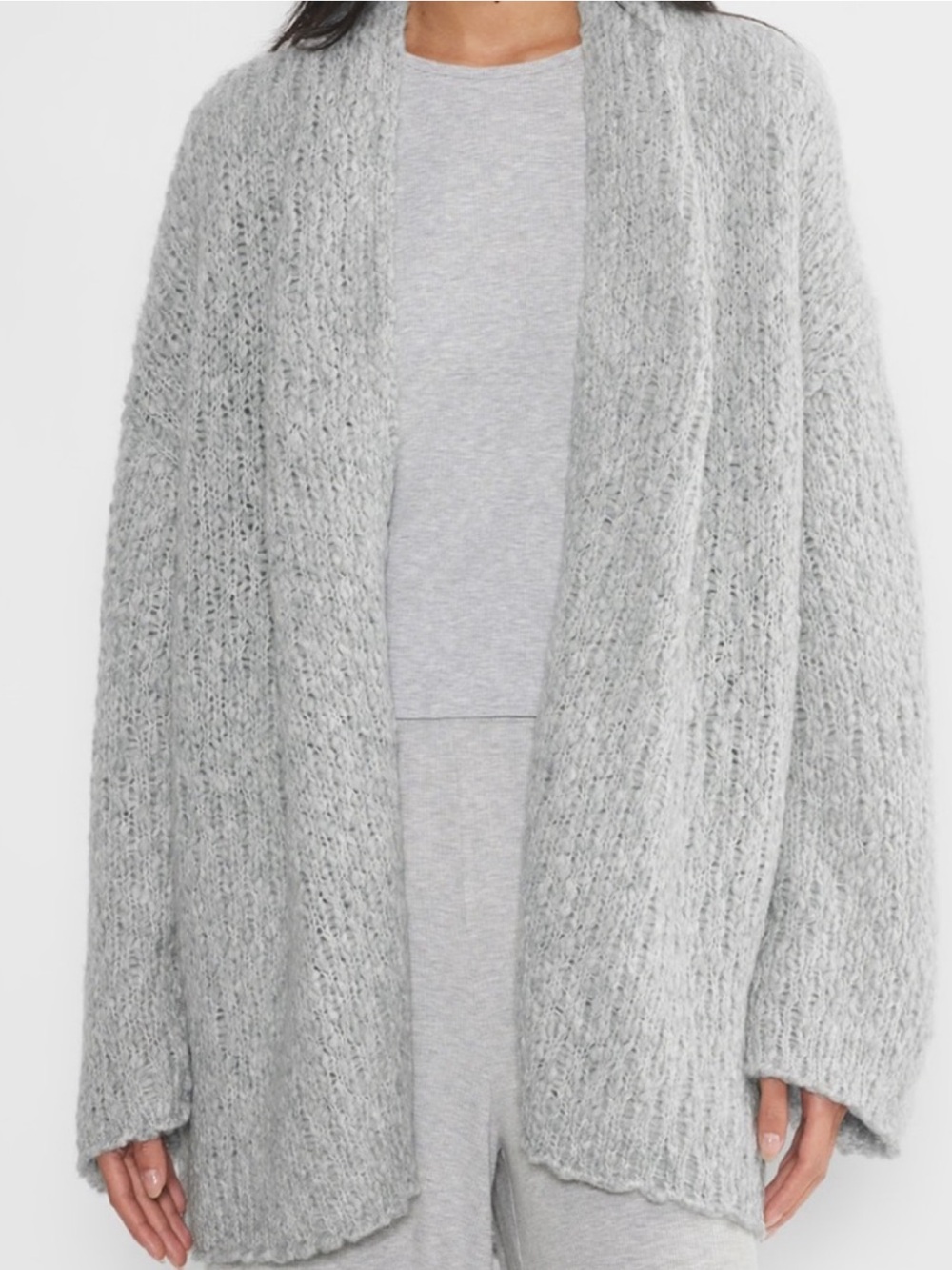 Aritzia The Group Alvar Open-Front Cardigan